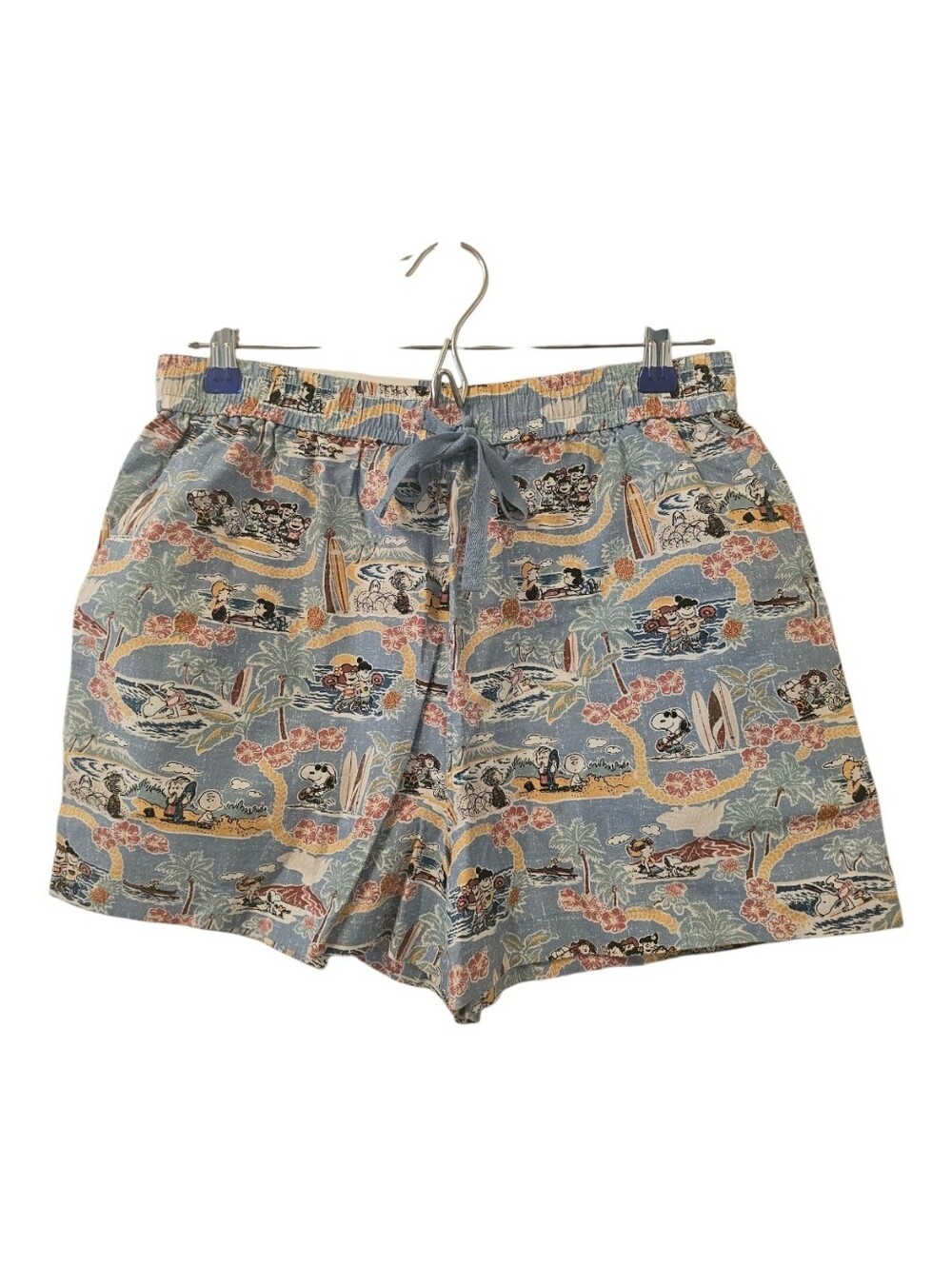 Multi-Coloured Uniqlo Women's Peanuts RS Easy Tropical Shorts